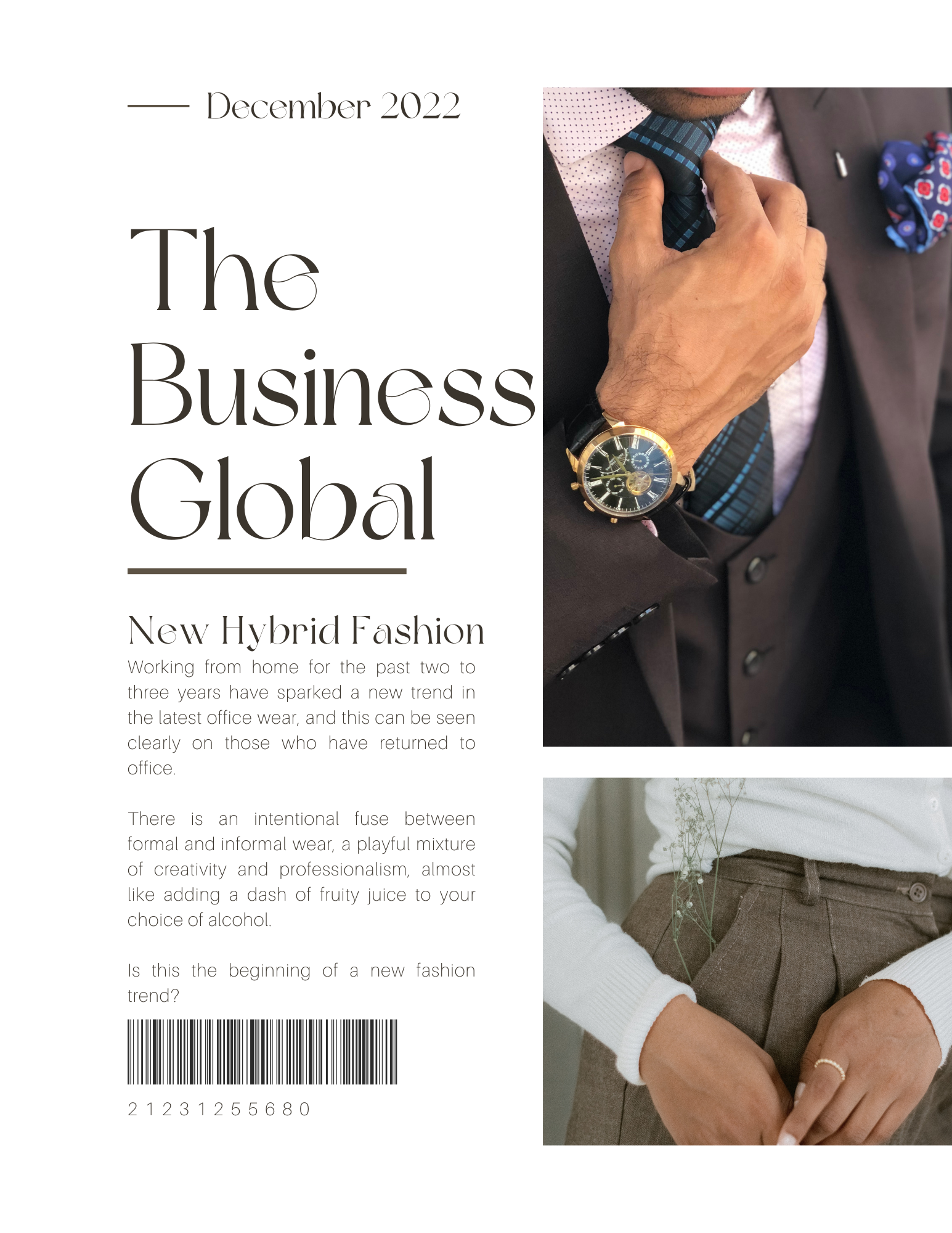 Emerging New Fashion: The Formal + Informal Office Wear