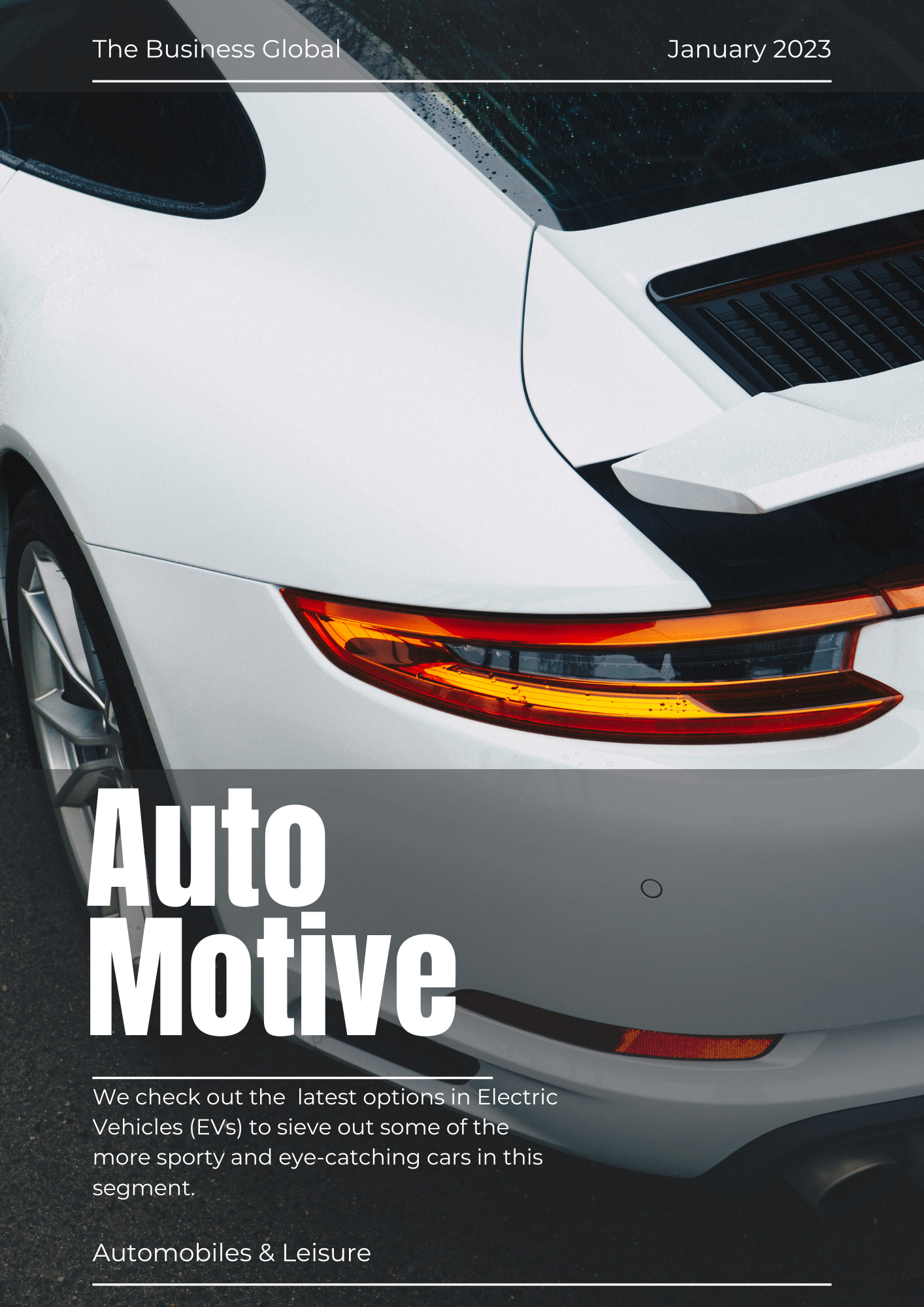 Electric Vehicles can be exciting too