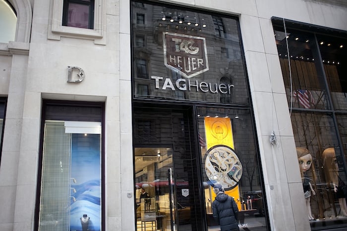 TAG Heuer’s New York City Flagship Boutique On Fifth Avenue