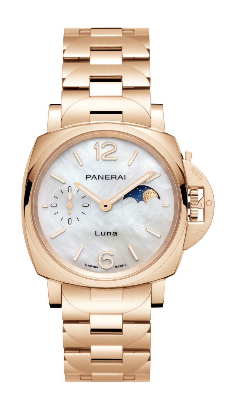 The New Panerai Luminor Due Luna TuttOro PAM01504