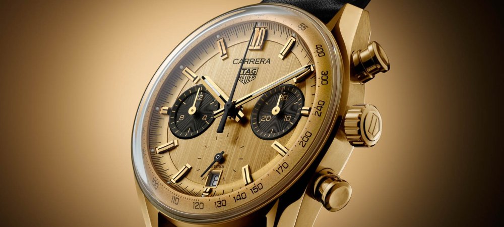TAG Heuer’s New 18K Gold Carrera Chronograph